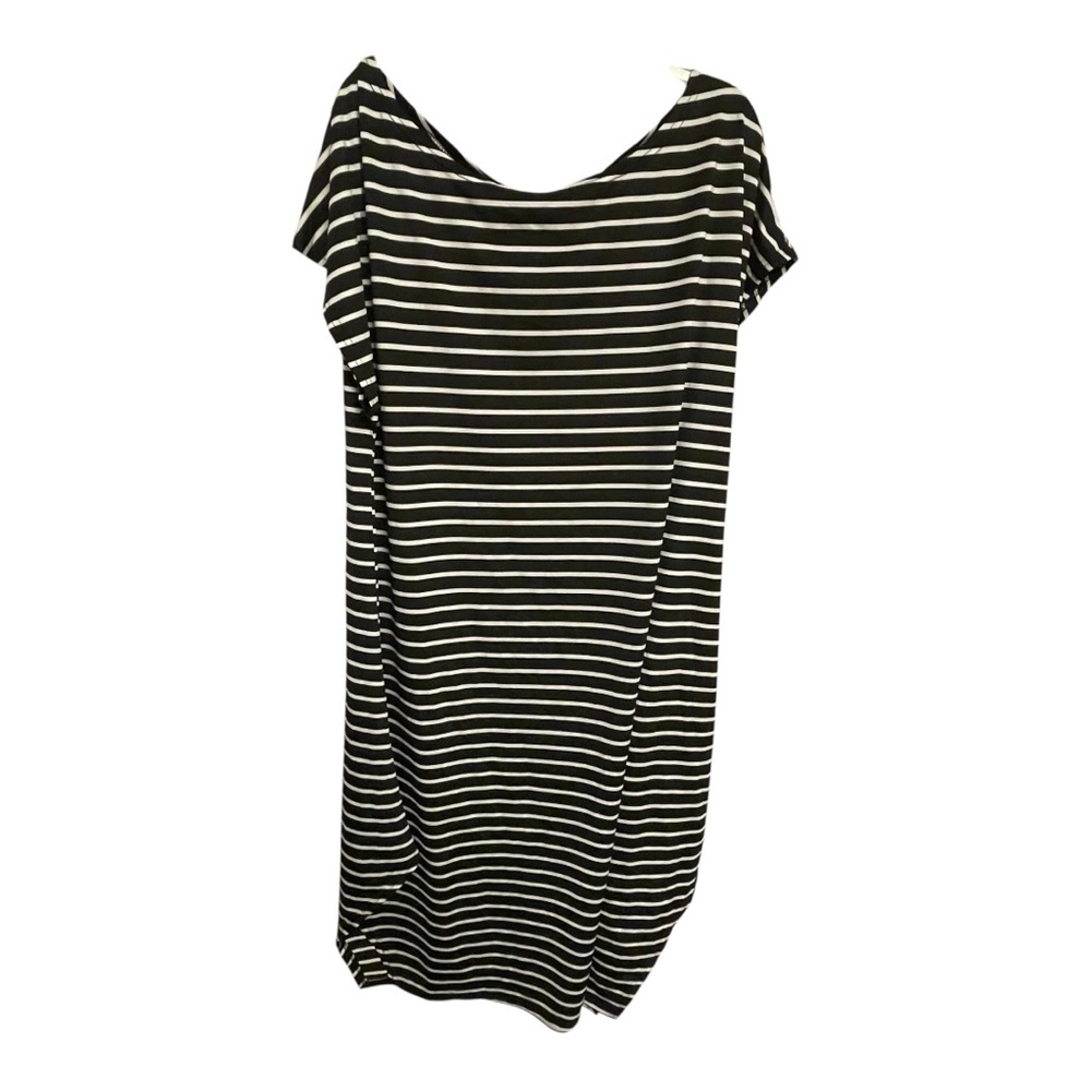 Source Unknown Black and White Nautical Swim Coverup - Picture 2 of 3
